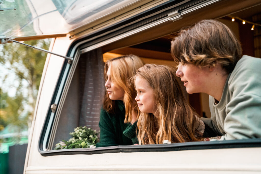 viajar en camper con niños